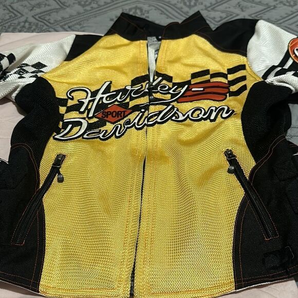 Harley Davidson Limited Edition Women’s Riding Jacket!! 19”p2p - Picture 9 of 14